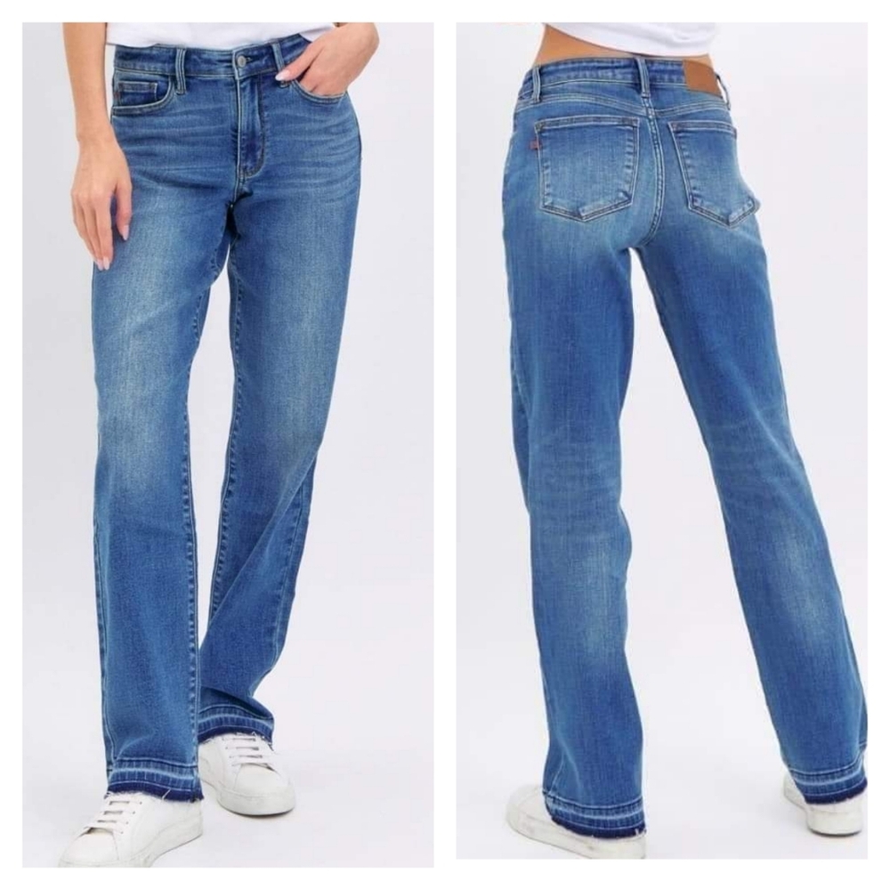 New Judy Blue Mid Rise Dad Jeans